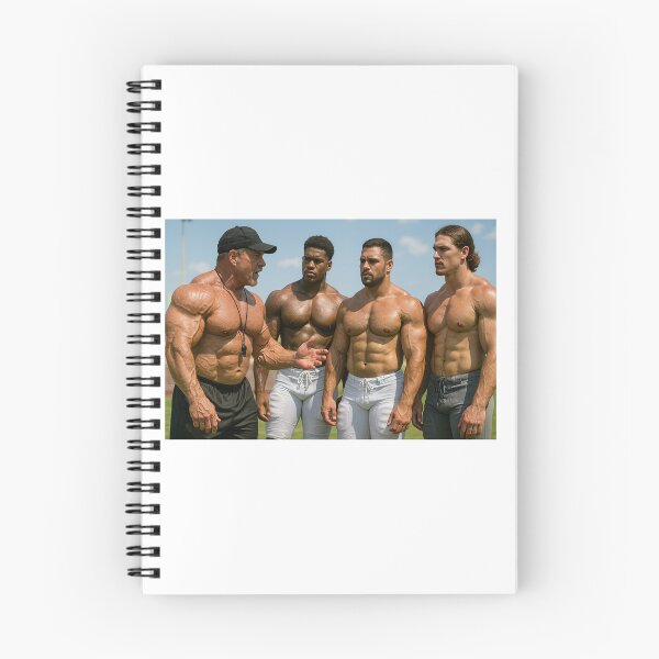Aperçu de l'œuvre L'entraîneur et l'équipe créée et vendue par BodybuildersInc.