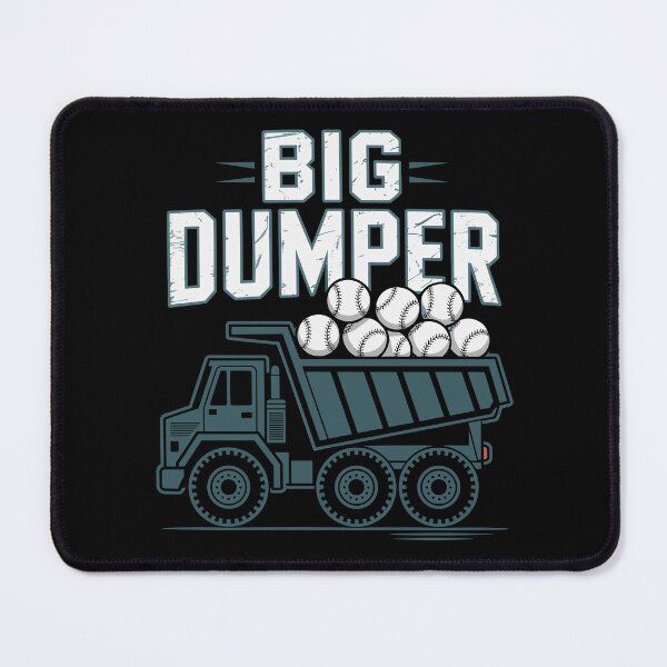 Item preview, Big Dumper Funny Baseball Truck Design designed and sold by Ben-Biga.