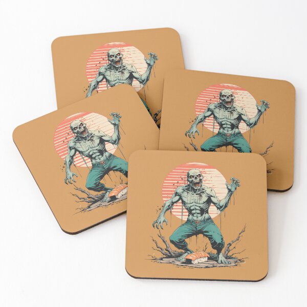 Item preview, Sushi Warrior Zombie – Undead Samurai Chef of the Underworld designed and sold by Anno Meister.