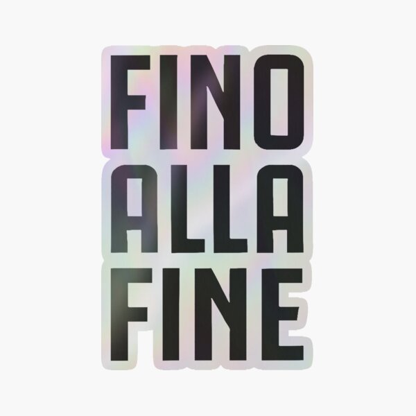 Item preview, Fino alla fine Juventus motto designed and sold by Simoss01.