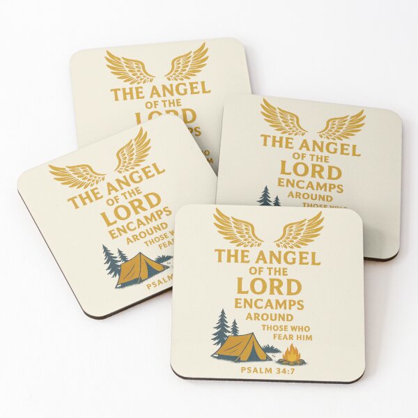 Item preview, Psalm 34:7 – The Angel of the Lord Encamps Around Those Who Fear Him designed and sold by SimplySelim.
