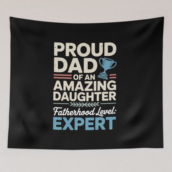 Item preview, Proud Dad Of Amazing Daughter Fanny Family Love Quote designed and sold by Ledadi.
