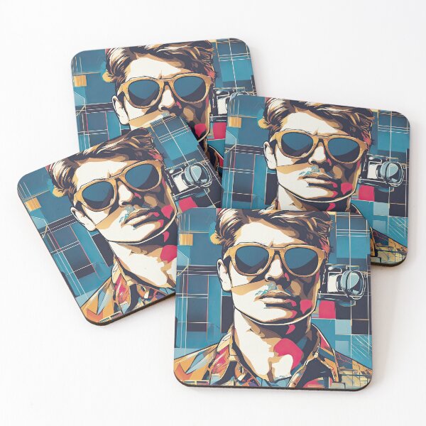 Item preview, Modern Photographer with Retro Camera Style designed and sold by RNphoto.