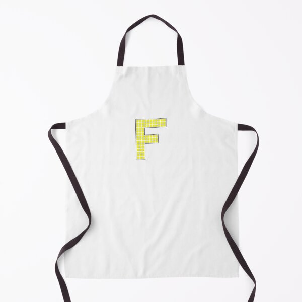 Item preview, Uppercase F - Yellow Pixel Block Character designed and sold by PixelGlyphs.