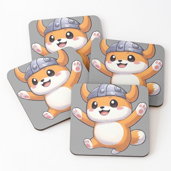 Item preview, Floki Inu - The Jumping Inu designed and sold by DigitaledbyTailor.