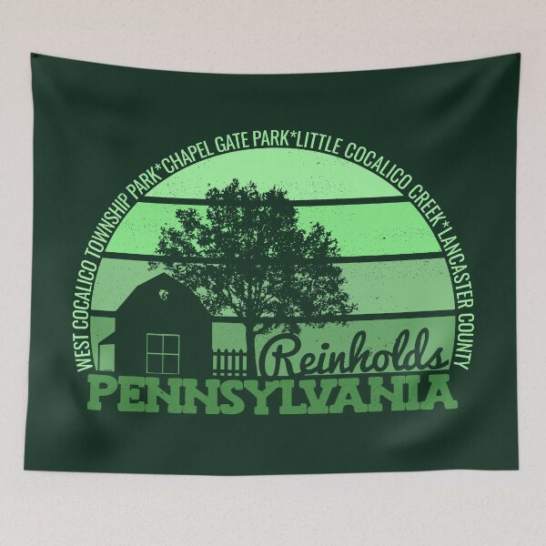 Item preview, Reinholds Pennsylvania Sunset Retro Vintage Local Pride Logo designed and sold by CRHPOD20.