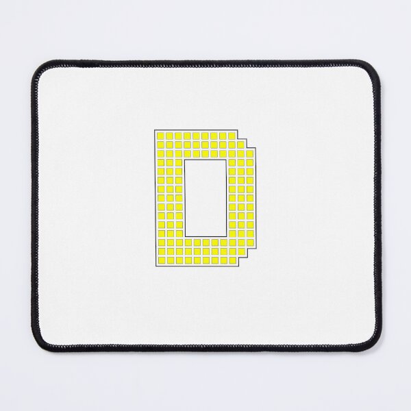 Item preview, Uppercase D - Yellow Pixel Block Character designed and sold by PixelGlyphs.