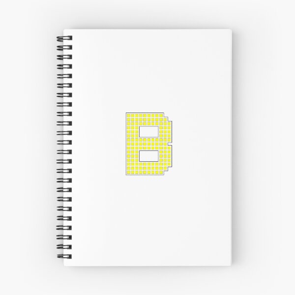 Item preview, Uppercase B - Yellow Pixel Block Character designed and sold by PixelGlyphs.