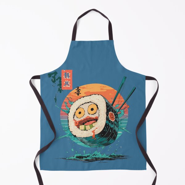 Item preview, Happy Sushi Roll – Cute and Cheerful Japanese Snack designed and sold by Anno Meister.
