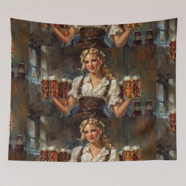 Item preview, Oktoberfest Waitress designed and sold by pinkal.