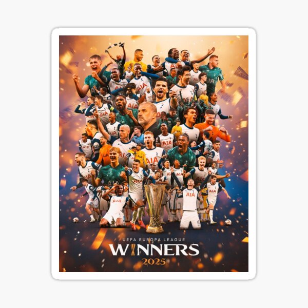 Item preview, 2025 Europa League Champions Squad | Wall Art designed and sold by TrendingImages.