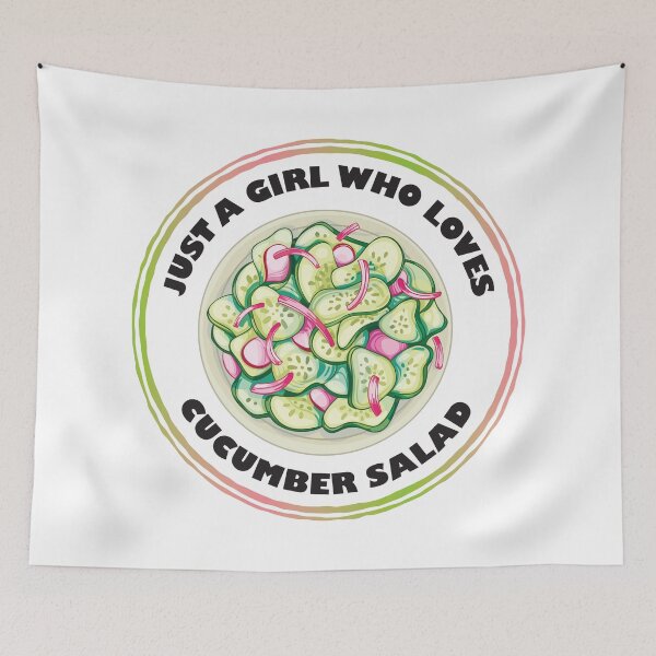 Item preview, Just A Girl Who Loves Cucumber Salad designed and sold by bolimj.