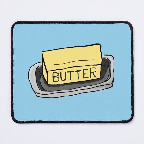 Item preview, butter dish cute illustration kitchen designed and sold by mariahmoniquedesign.