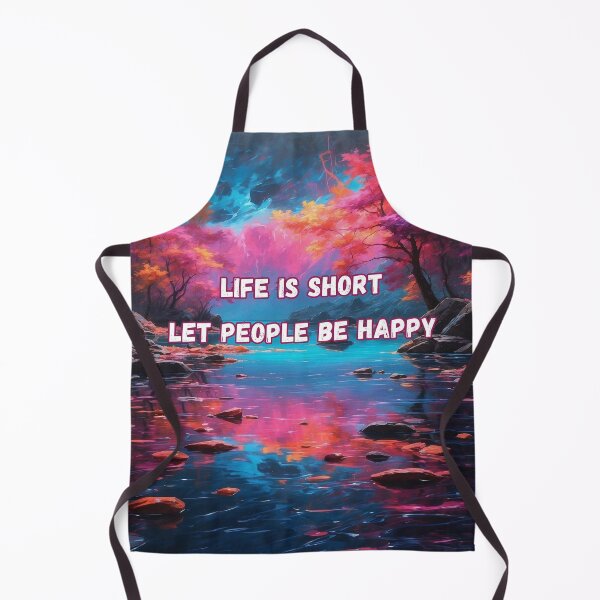 Item preview, Life is short, let people be happy designed and sold by TheCleverSkull.