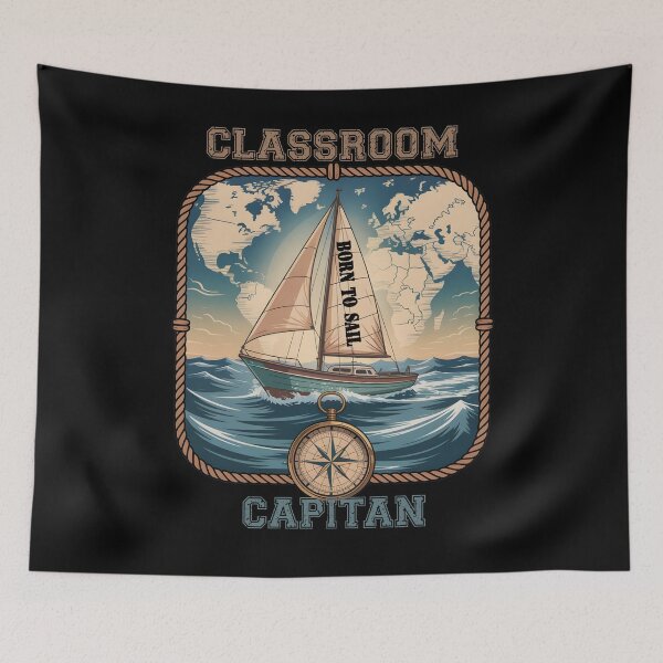 Item preview, Classroom Captain – Sailing Teacher, for Geography Dad designed and sold by PeteLawliiet.