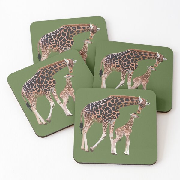 Item preview, G Is for Giraffe,Giraffe – Iconic African Savanna Wildlife Illustration designed and sold by PrettylittlepastelUk.