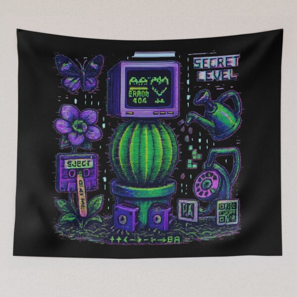 Item preview, 404 Error Cactus Secret Level designed and sold by MysticArtisan.
