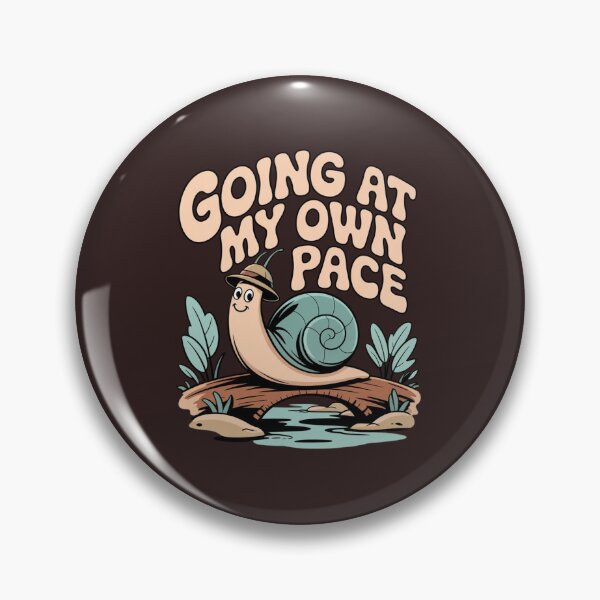 Item preview, Going At My Own Pace - Slow & Smiling Snail - Calm & Peaceful - Relaxing Design designed and sold by Moad Fahim.