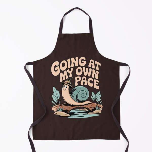 Item preview, Going At My Own Pace - Slow & Smiling Snail - Calm & Peaceful - Relaxing Design designed and sold by Moad Fahim.