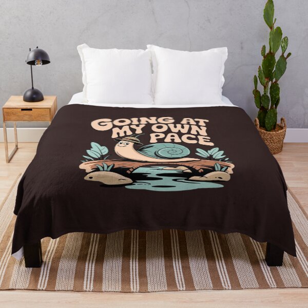 Item preview, Going At My Own Pace - Slow & Smiling Snail - Calm & Peaceful - Relaxing Design designed and sold by Moad Fahim.