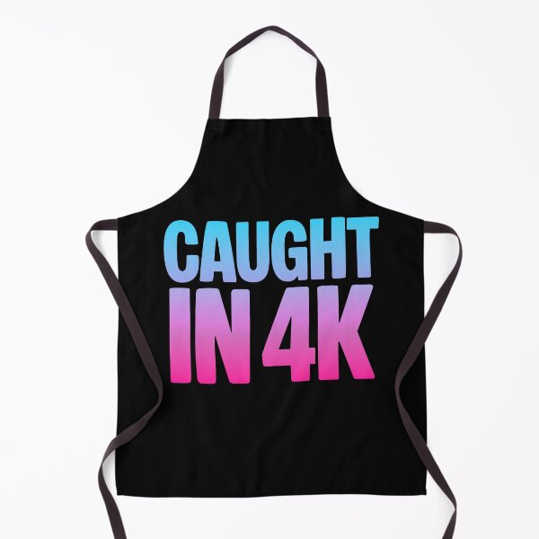 Item preview, Caught in 4K, Funny Quotes Memes in Pink and Blue Gradient designed and sold by Memes N Lore .