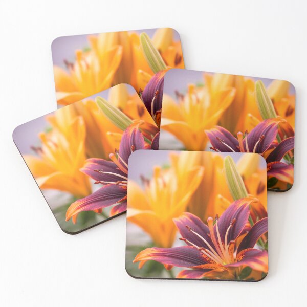 Item preview, Orange and Black Lilies designed and sold by Robert Lynch.