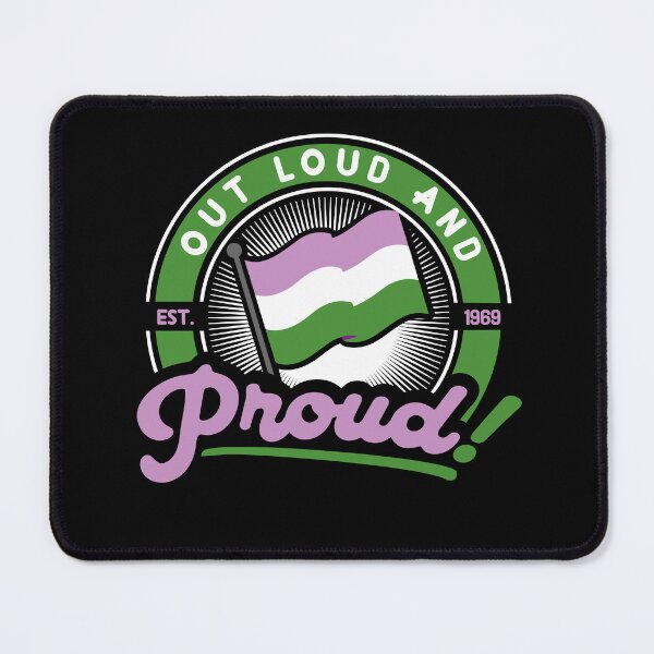 Item preview, Out, loud and proud (gender queer) designed and sold by remerasnerdas.