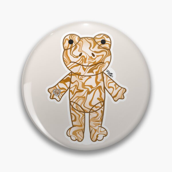 Item preview, Build a Bear Carmel Frappe Coffee Frog (Version 1) designed and sold by digidoodles.