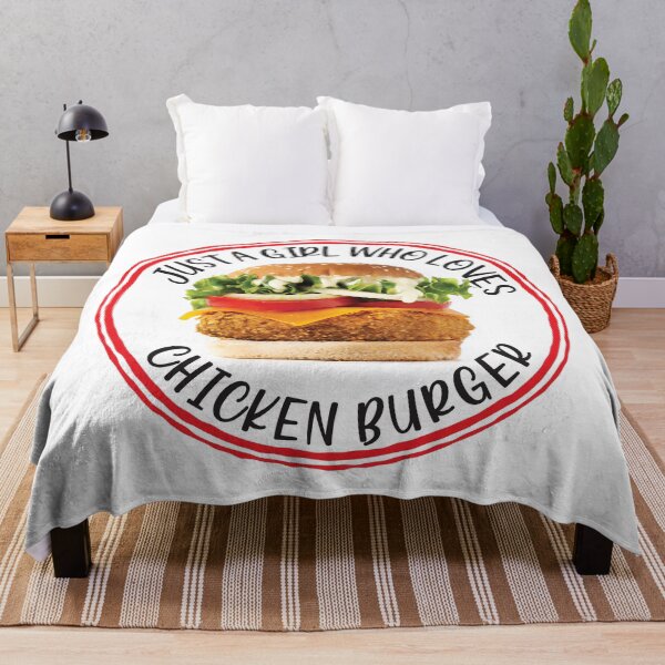 Item preview, Just A Girl Who Loves Chicken Burger designed and sold by bolimj.