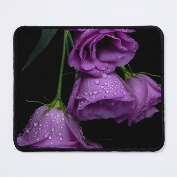 Item preview, Elegant Purple Lisianthus (Eustoma) Flowers – Delicate Botanical Art Print designed and sold by ArtiQreate.