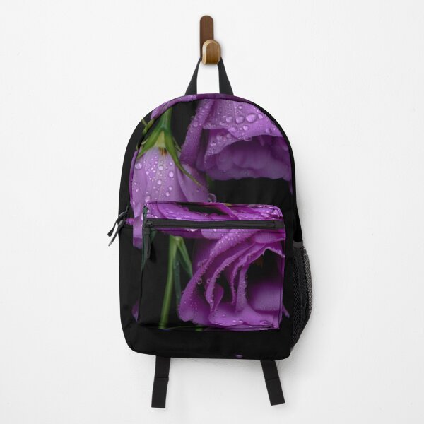Item preview, Elegant Purple Lisianthus (Eustoma) Flowers – Delicate Botanical Art Print designed and sold by ArtiQreate.