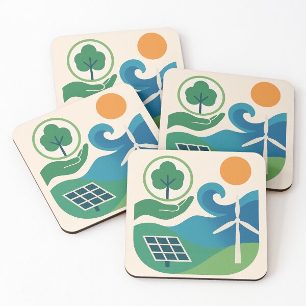 Item preview, Minimalist Nature Series – Abstract Tribute to Sustainability designed and sold by Cuckoo Parrot.