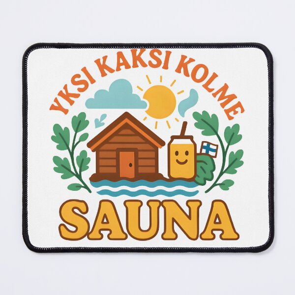Item preview, Finnish Summer Sauna Vibes Art designed and sold by Metacurse.