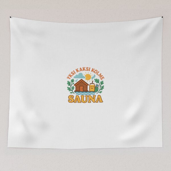 Item preview, Finnish Summer Sauna Vibes Art designed and sold by Metacurse.
