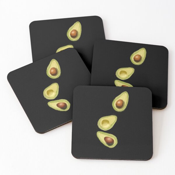 Artikelvorschau, Avocado-Design, geschnittene Avocado, geöffnete Avocado entworfen und verkauft von Eva-Designs-.