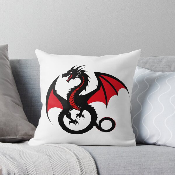 Item preview, Mystical dragon in minimal black and red designed and sold by AD-Digital-Art.