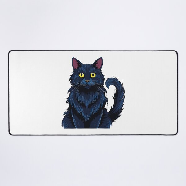 Item preview, Angry black cat with big eyes, Yellow cat's eyes, Friday 13 with black cats designed and sold by Danler.