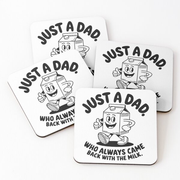 Item preview, Just A Dad! Who Always Came Back With The Milk - Funny Father's Day Gift - Happy Milk Carton  designed and sold by Moad Fahim.