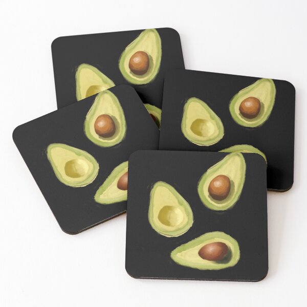 Artikelvorschau, Avocado-Design, geschnittene Avocado, geöffnete Avocado entworfen und verkauft von Eva-Designs-.