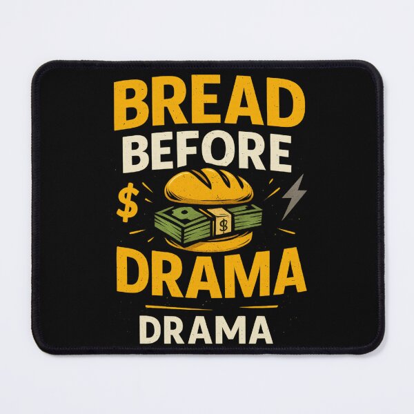 Item preview, Bread Before Drama – Hustle Graphic Tee with Money & Motivation designed and sold by ezsketch25.