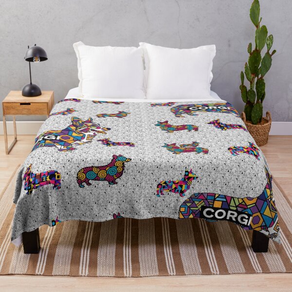 Item preview, Ten Geometric Corgi Pop Art Designs designed and sold by Zini-ArtStudio.
