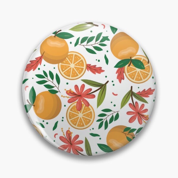 Item preview, Fondo floral de fruta naranja designed and sold by Jamildesign.