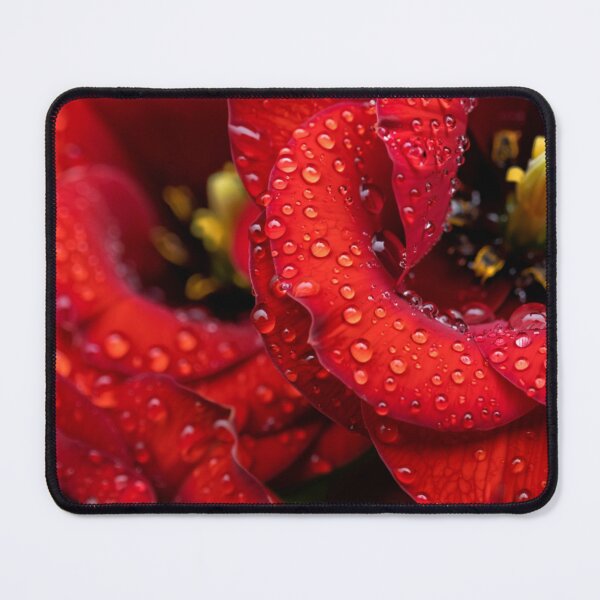 Item preview, Bold Red Lisianthus (Eustoma) Flowers – Striking Botanical Art Print designed and sold by ArtiQreate.