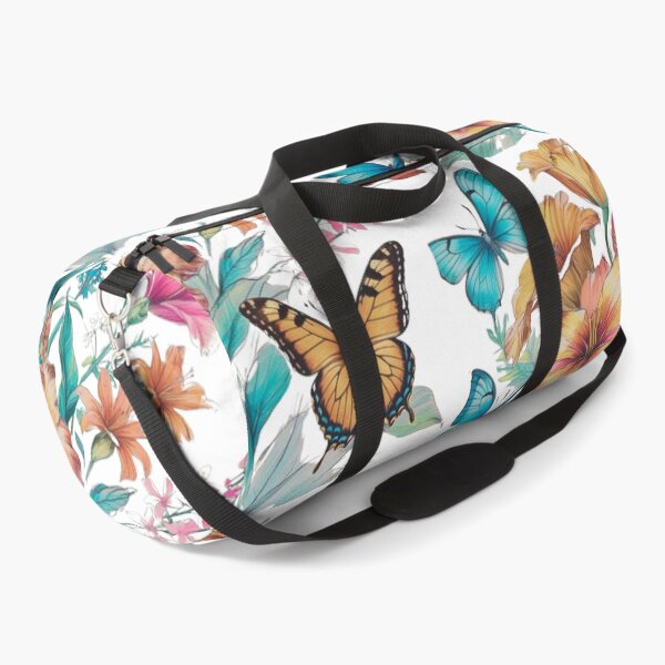 Item preview, Butterflies and Flowers – Whimsical Floral Nature Design designed and sold by CharlieMakes.