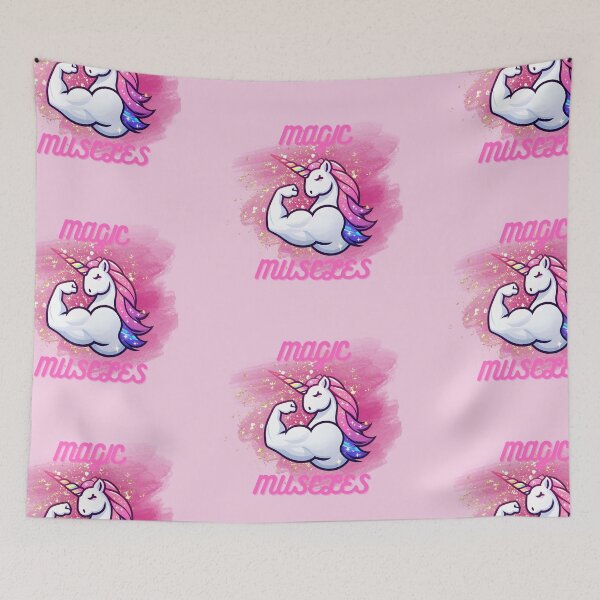 Item preview, Muscle Unicorn designed and sold by ProteinBuddies.