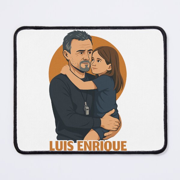 Item preview, luis enrique and his daughter designed and sold by YONKO STORE.