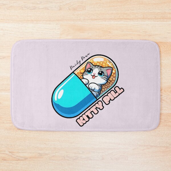 Item preview, Daily Dose of Kitty Pill designed and sold by ProteinBuddies.
