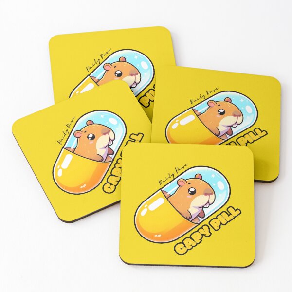 Item preview, Daily Dose of Capy Pill designed and sold by ProteinBuddies.