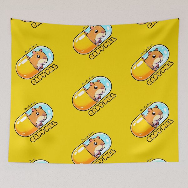 Item preview, Daily Dose of Capy Pill designed and sold by ProteinBuddies.