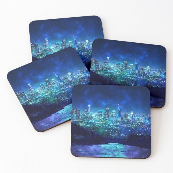 Item preview, Cosmic Frosted City Skyline designed and sold by Kiyo-Arts.